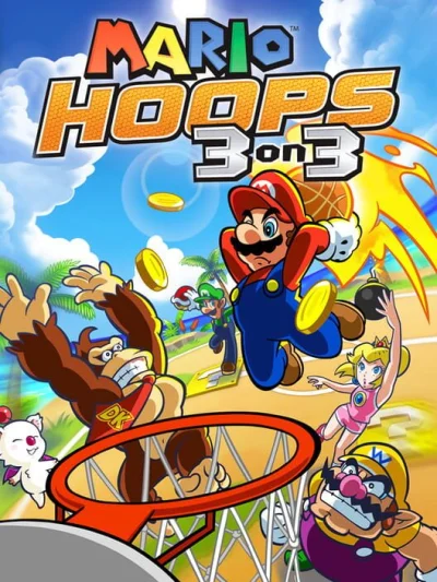 Mario Hoops 3-on-3 box art