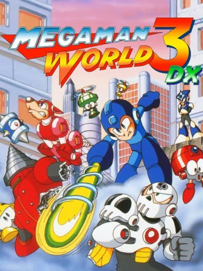 Mega Man World 3 DX box art