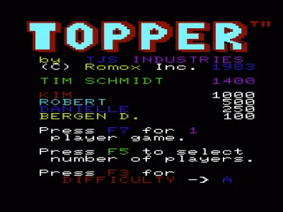 Topper box art