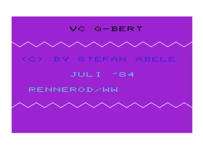 Vc Q-bert box art