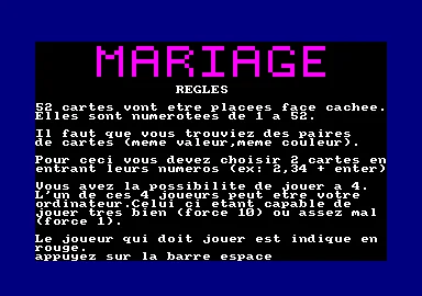 Mariage box art