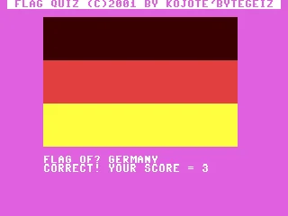 Flag Quiz box art