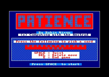 Patience box art