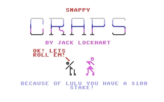 Snappy Craps box art