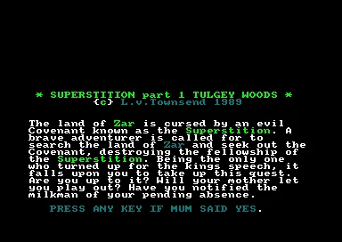 Tulgey Woods box art