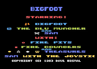 Bigfoot box art