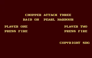 Chopper Attack 3 - Raid On Pearl Harbour box art