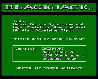 Blackjack 2 box art