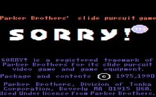 Sorry! box art