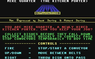 Mike Quarter - The Kitchen Porter box art