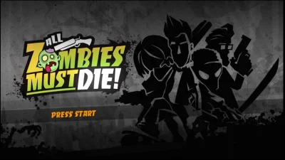 All Zombies Must Die! box art