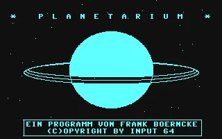 Planetarium box art
