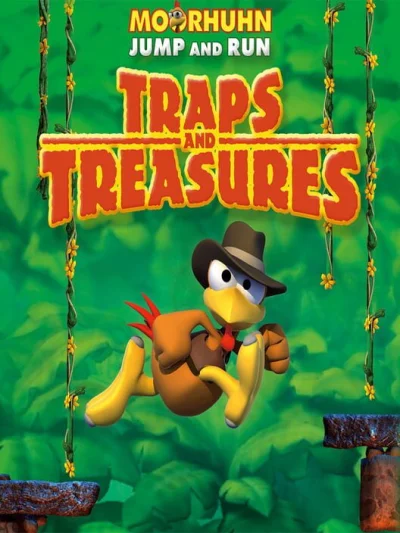 Moorhuhn Jump and Run: Traps and Treasures box art