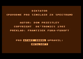 Diktator box art