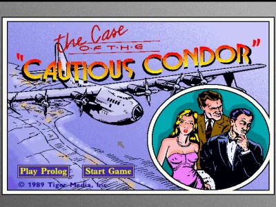 Case of the Cautious Condor, The box art