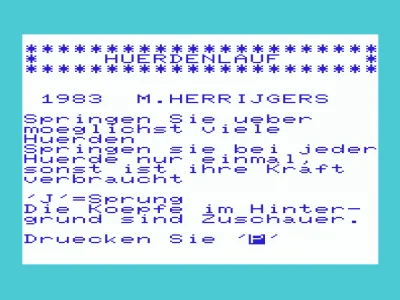 Huerdenlauf box art