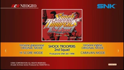 Aca Neogeo Shock Troopers box art