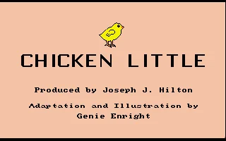 Robot Reader - Chicken Little box art
