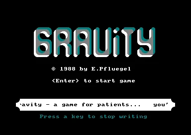 Gravity box art