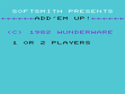 Add'em Up! box art