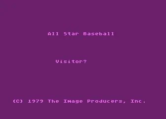 All Star Baseball box art
