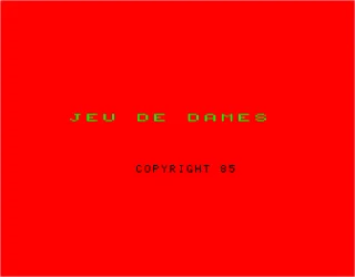 Jeu de Dames box art