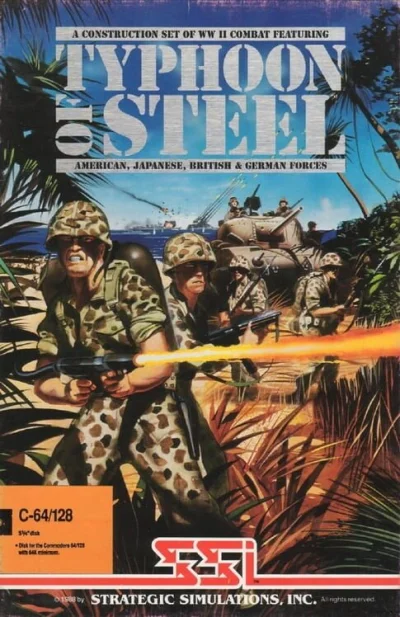 Typhoon of Steel box art