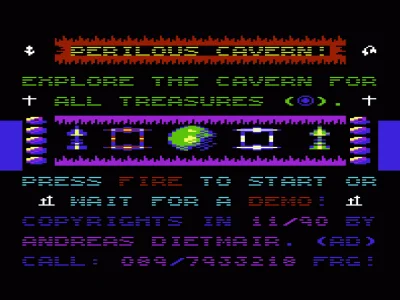 Perilous Cavern box art