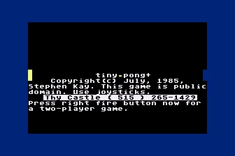 Tiny Pong+ box art