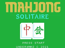 Mahjong Solitaire box art