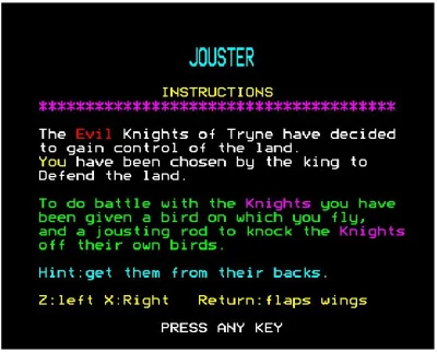 Jouster box art