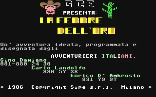 Febbre dell'Oro, La box art
