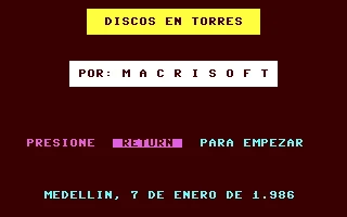 Discos en Torres box art