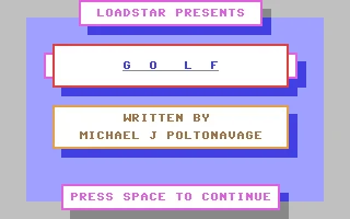 Golf box art