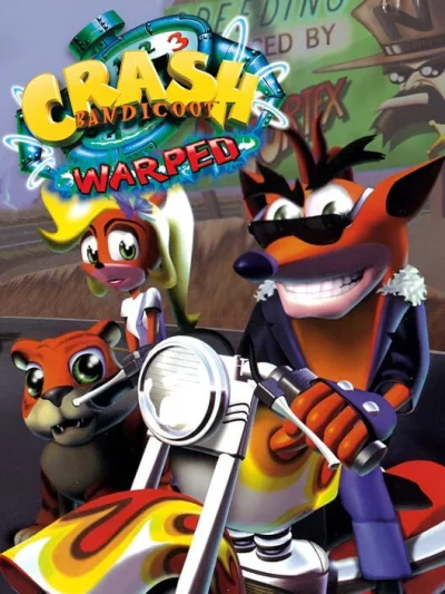 Crash Bandicoot 3 - Warped box art
