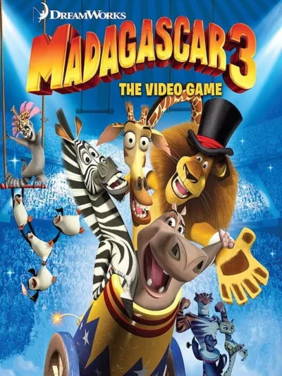 Madagascar 3 - The Video Game box art
