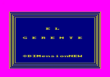 Gerente, El box art
