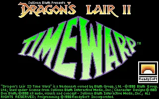 Dragon's Lair 2 - Time Warp box art