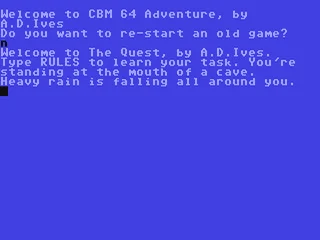 Quest, The box art
