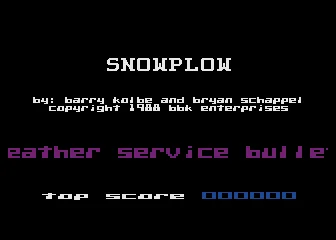 Snowplow box art