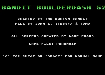 Bandit Boulderdash 52 box art