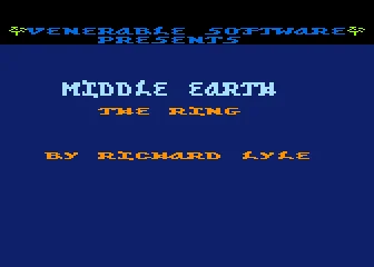 Middle Earth - The Ring box art