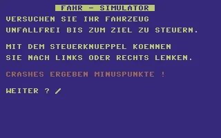 Fahr-Simulator box art
