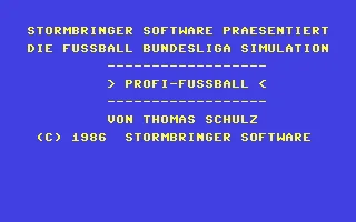 Profi-Fussball box art