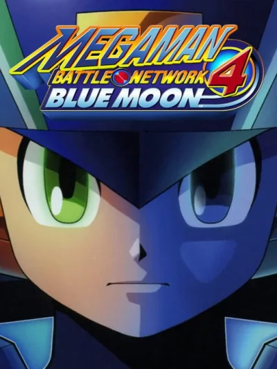 Mega Man Battle Network 4: Blue Moon box art