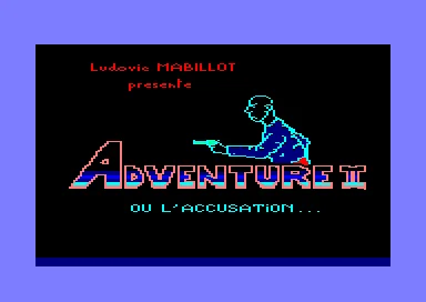 Adventure 2 ou l'Accusation box art