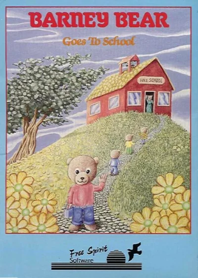 Barney Bear Goes to School box art