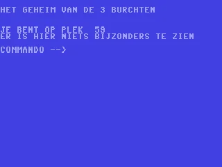 Geheim Van De Drie Burchten, Het box art