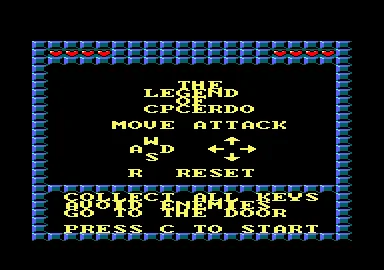 Legend Of Cpcerdo, The box art