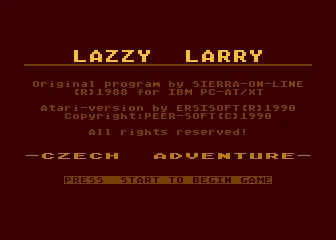 Lazzy Larry box art